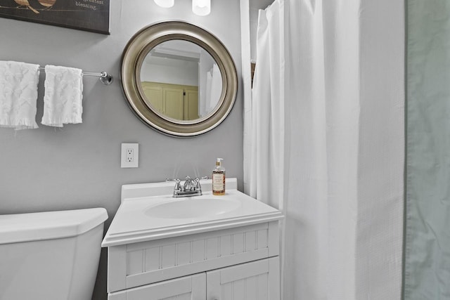 611 Mount Snowdon Rd, Wales, WI 53183 - bathroom featuring toilet and vanity