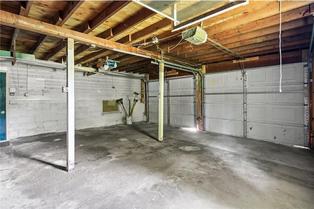 110 1st Ave, Balsam Lake, WI 54810 - garage featuring a garage door opener