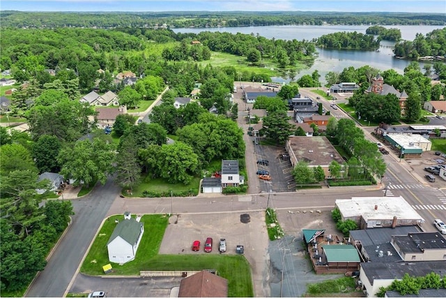 110 1st Ave, Balsam Lake, WI 54810 - view of property location with a nearby body of water and a forest