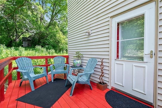 110 1st Ave, Balsam Lake, WI 54005 - view of wooden terrace