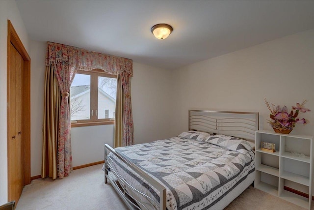 4205 Monarch Ct, Middleton, WI 53562 - bedroom featuring light colored carpet and baseboards