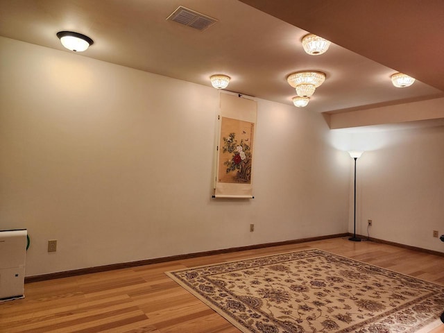 4205 Monarch Ct, Middleton, WI 53562 - empty room with light wood-type flooring and baseboards