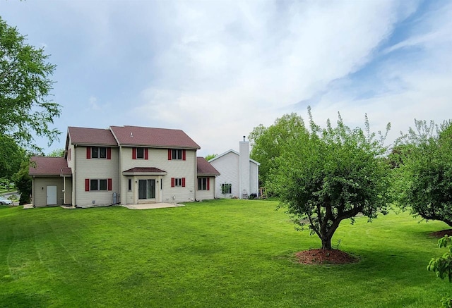 4205 Monarch Ct, Middleton, WI 53562 - rear view of property featuring a patio area and a yard