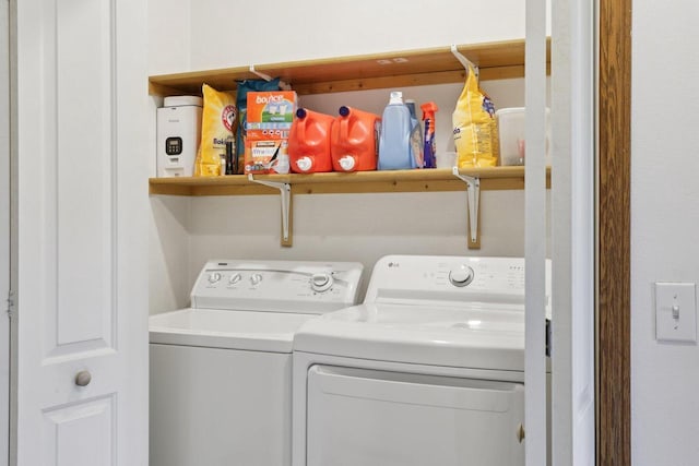 1603 Mckenna Blvd, Madison, WI 53711 - laundry area featuring independent washer and dryer