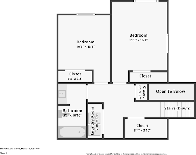 1603 Mckenna Blvd, Madison, WI 53711 - view of home floor plan
