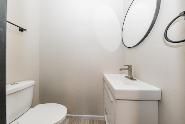 W169N11492 Biscayne Dr, Germantown, WI 53022 - bathroom featuring vanity and wood finished floors