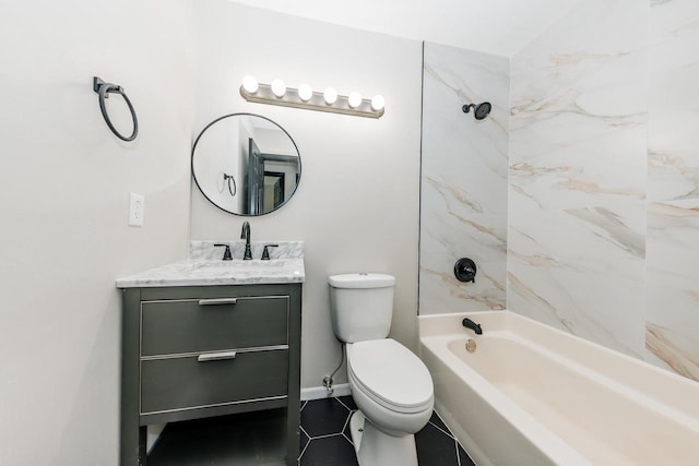 W169N11492 Biscayne Dr, Germantown, WI 53022 - full bathroom featuring vanity and shower / washtub combination