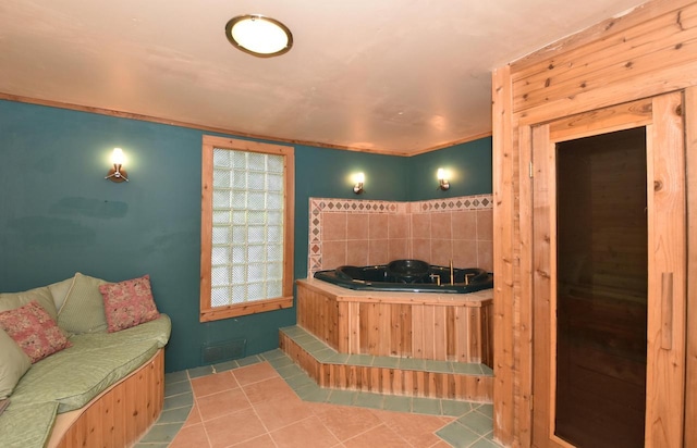 1600 Winslow St, Racine, WI 53404 - bathroom featuring a bath and tile patterned floors