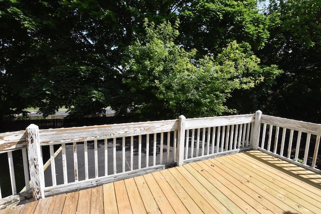 1600 Winslow St, Racine, WI 53404 - view of wooden deck
