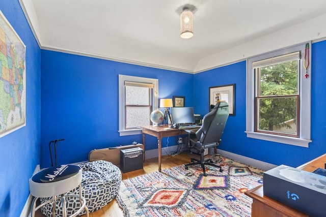 1853 N 83rd St, Wauwatosa, WI 53213 - office featuring wood finished floors and baseboards