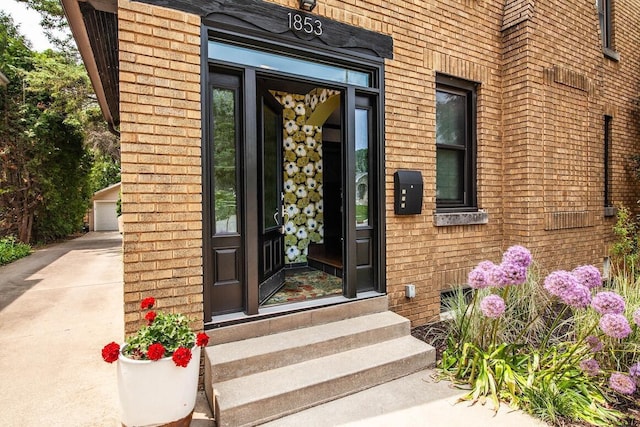 1853 N 83rd St, Wauwatosa, WI 53213 - property entrance with brick siding