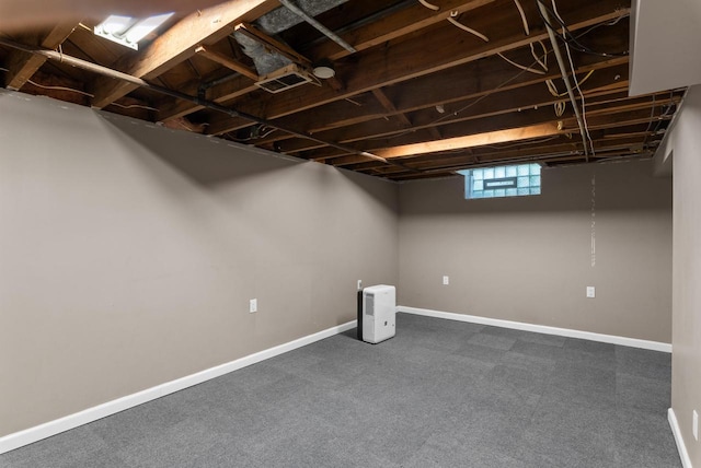 4467 S Nicholson Ave, Saint Francis, WI 53235 - basement featuring carpet flooring and baseboards