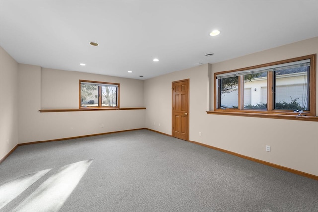 4227 Savannah Ct, Middleton, WI 53562 - empty room with light colored carpet and recessed lighting