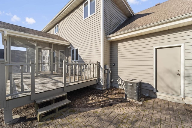 4227 Savannah Ct, Middleton, WI 53562 - wooden terrace with a sunroom