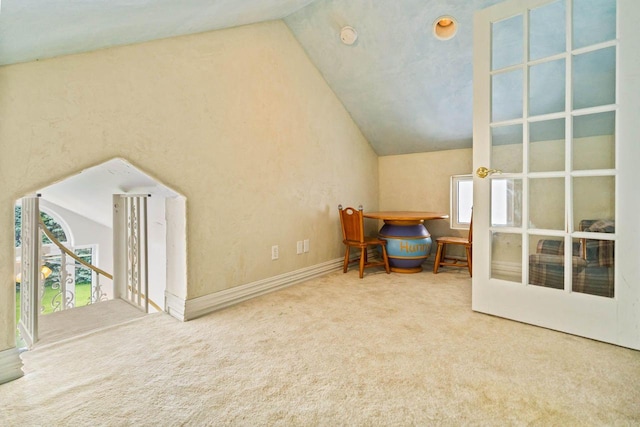 1626 Fox Hollow Ln, Cedarburg, WI 53012 - bonus room featuring carpet flooring and lofted ceiling