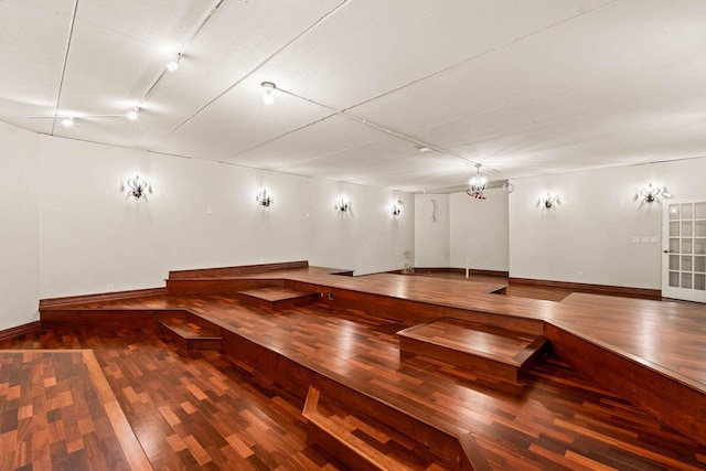 1626 Fox Hollow Ln, Cedarburg, WI 53012 - empty room with wood finished floors and baseboards