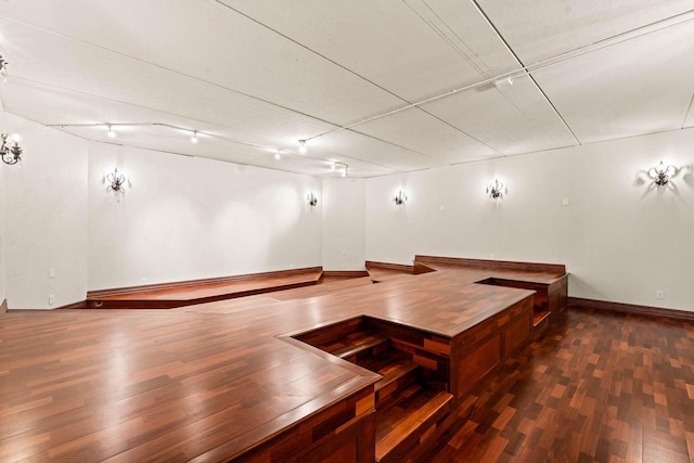 1626 Fox Hollow Ln, Cedarburg, WI 53012 - unfurnished room featuring dark wood-style floors and baseboards