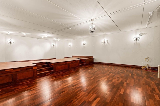 1626 Fox Hollow Ln, Cedarburg, WI 53012 - unfurnished room with wood finished floors and baseboards