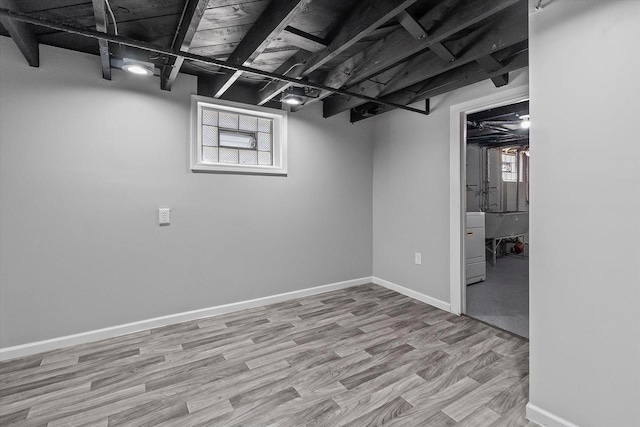 3009 N 72nd St, Milwaukee, WI 53210 - below grade area with wood finished floors and healthy amount of natural light