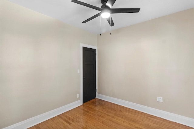 3009 N 72nd St, Milwaukee, WI 53210 - empty room with ceiling fan and light wood-style flooring