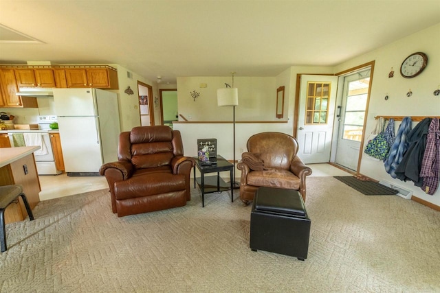 N5642 8th Dr, Westfield, WI 53964 - living area with light colored carpet