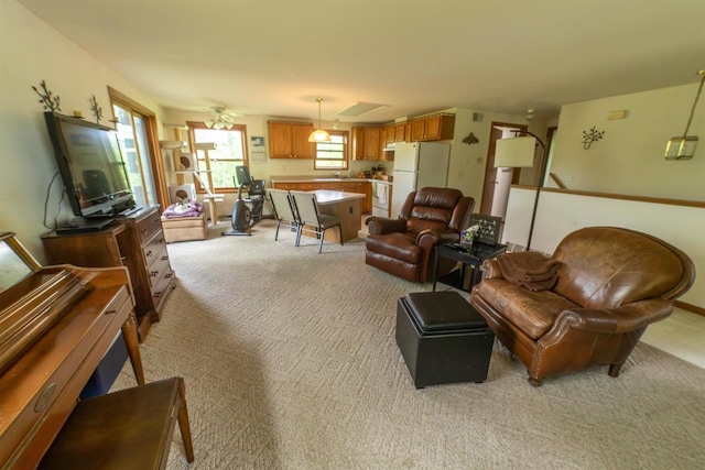 N5642 8th Dr, Westfield, WI 53964 - living room with light carpet