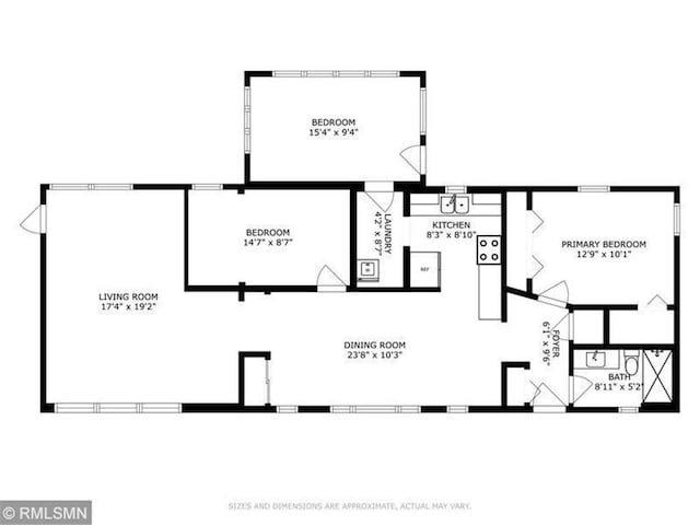 2818 Wilson Ave, Saint Croix Falls, WI 54024 - view of property floor plan