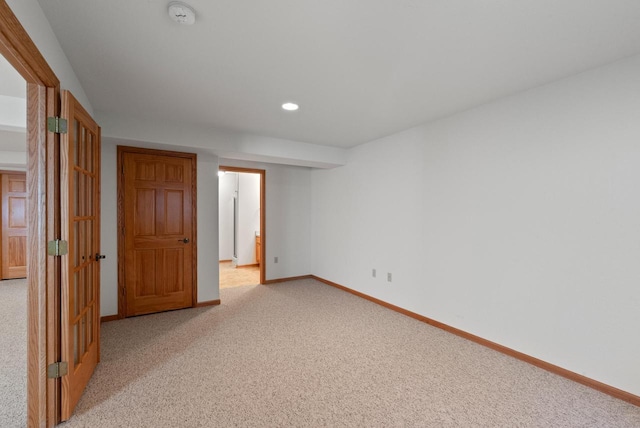 7062 S Fieldstone Ct, Franklin, WI 53132 - unfurnished bedroom with light carpet and recessed lighting