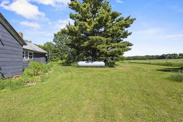 W6525 Beechnut Ave, Wild Rose, WI 54984 - view of grassy yard