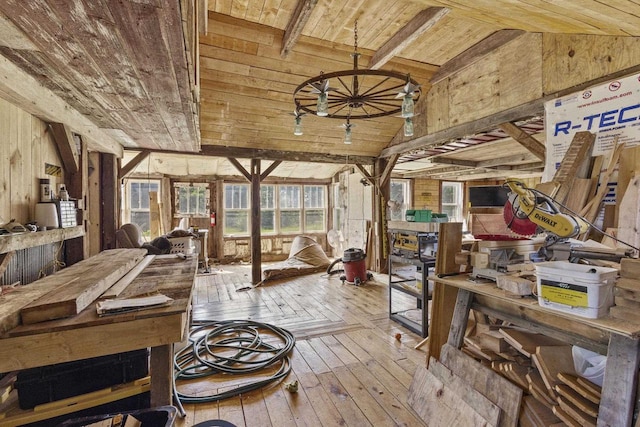 W6525 Beechnut Ave, Wild Rose, WI 54984 - view of sunroom / solarium