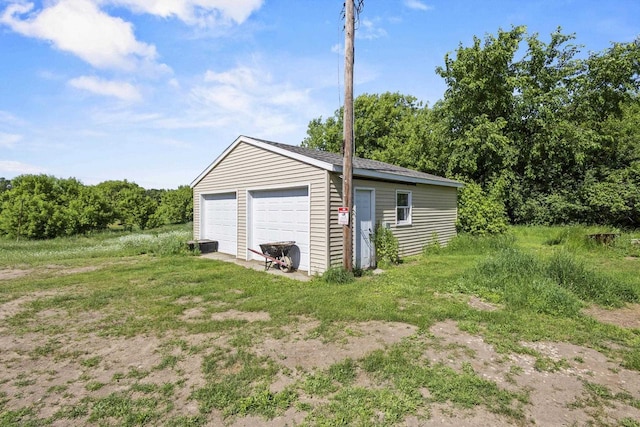 W6525 Beechnut Ave, Wild Rose, WI 54984 - view of detached garage
