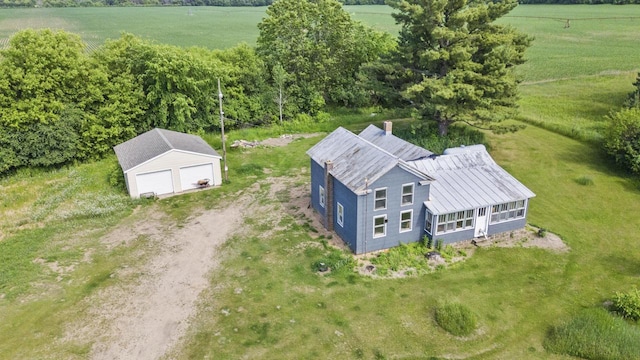 W6525 Beechnut Ave, Wild Rose, WI 54984 - aerial view of sparsely populated area