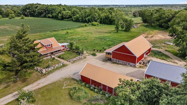 W1511 County Rd Hh, Fremont, WI 54940 - aerial view of sparsely populated area