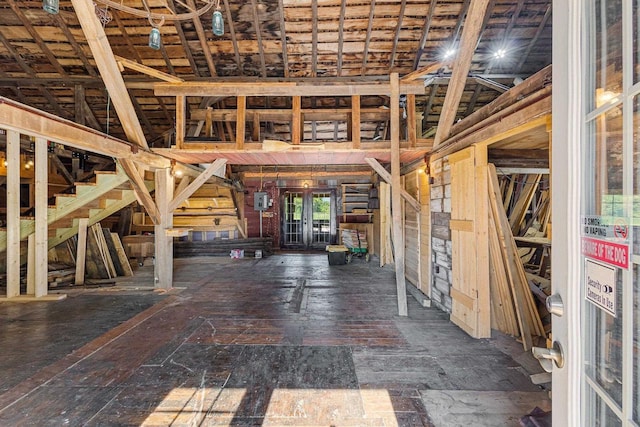 W1511 County Rd Hh, Fremont, WI 54940 - view of attic