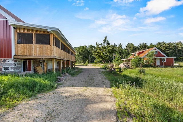 W1511 County Rd Hh, Fremont, WI 54940 - view of dirt / gravel road