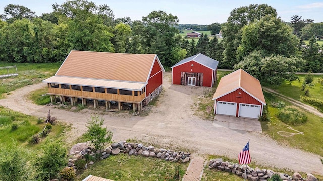 W1511 County Rd Hh, Fremont, WI 54940 - view from above of property