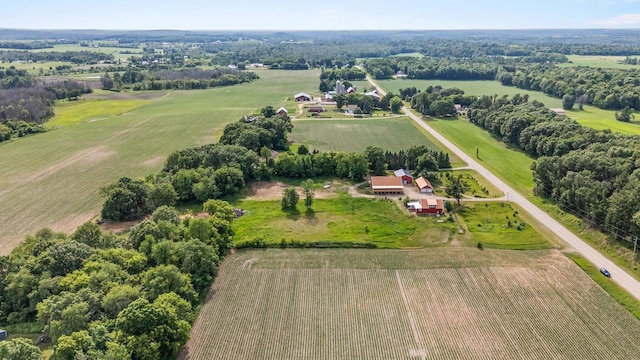 W1511 County Rd Hh, Fremont, WI 54940 - overview of rural landscape with large plots for crops