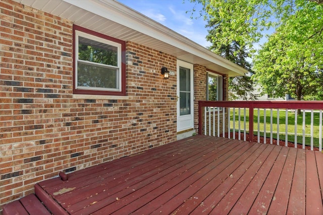 5717 S 42nd St, Greenfield, WI 53221 - view of wooden terrace