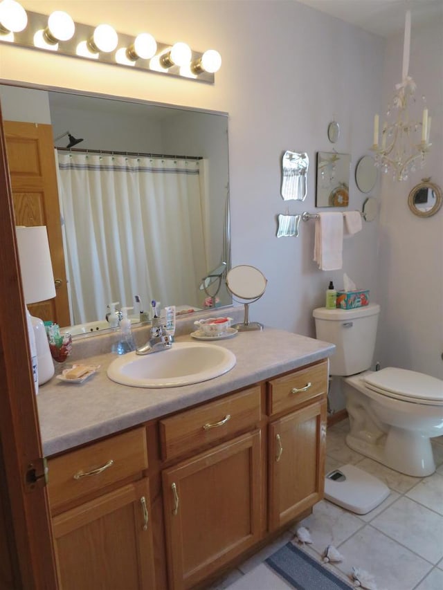 306 N Sales St Unit # 1, Merrill, WI 54452 - bathroom featuring vanity, tile patterned flooring, and curtained shower