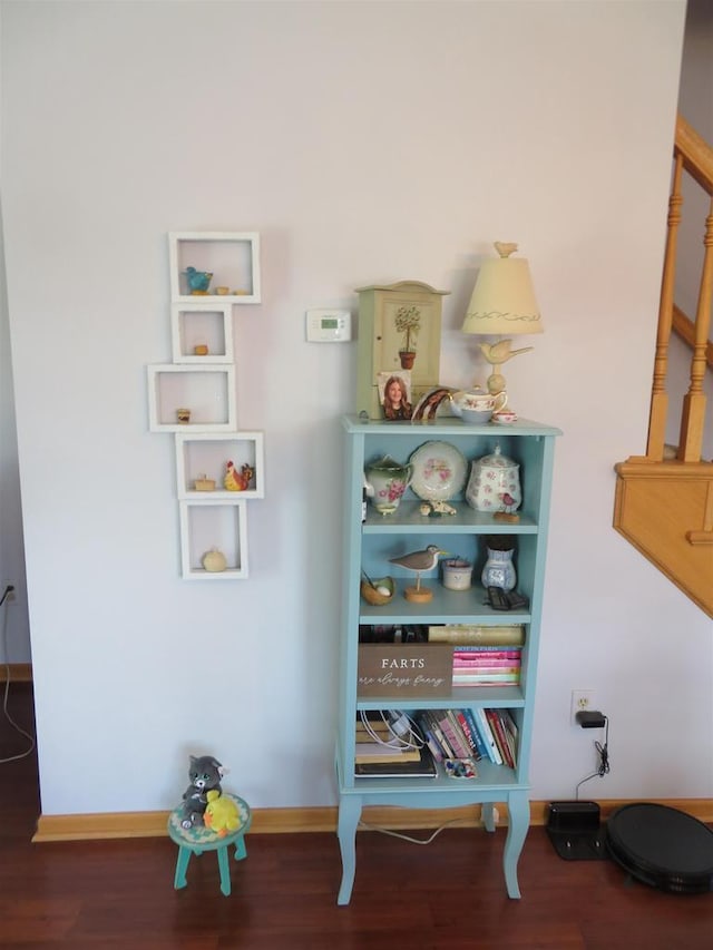 306 N Sales St Unit # 1, Merrill, WI 54452 - detailed view of wood finished floors and baseboards