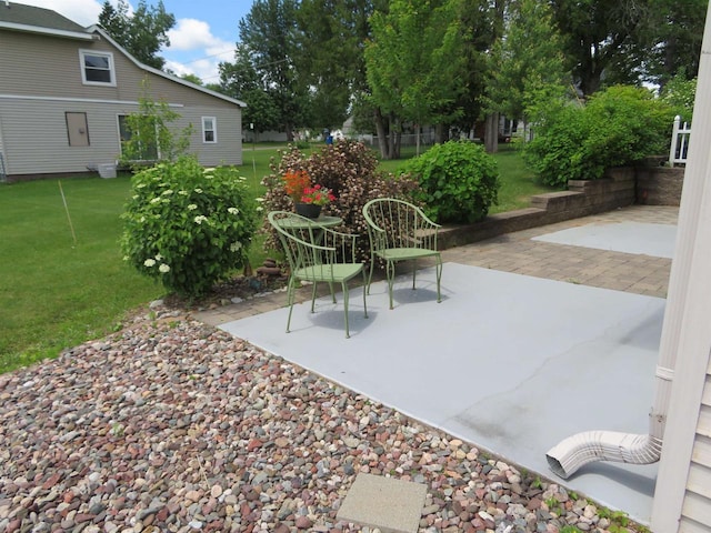 306 N Sales St Unit # 1, Merrill, WI 54452 - view of patio featuring an area to practice putting