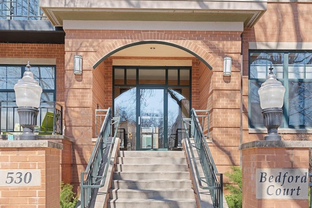 530 W Doty St Unit 107, Madison, WI 53703 - view of exterior entry with brick siding