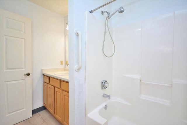 W192S7850 Overlook Bay Rd Unit 3, Muskego, WI 53150 - full bath featuring vanity and tub / shower combination