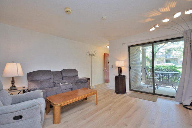 W192S7850 Overlook Bay Rd Unit 3, Muskego, WI 53150 - living area with light wood-type flooring