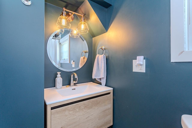 1756 Church St, Stevens Point, WI 54481 - bathroom with vanity and toilet