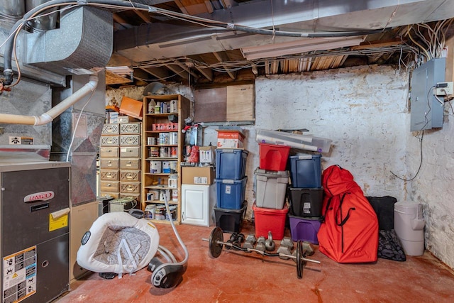 1756 Church St, Stevens Point, WI 54481 - unfinished basement featuring electric panel