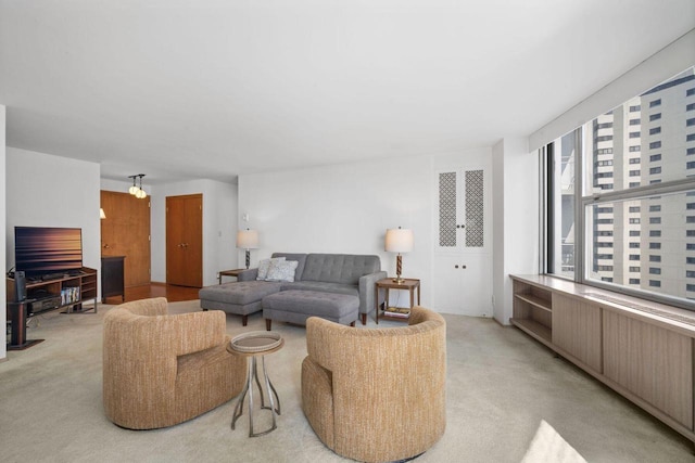 1610 N Prospect Ave Unit 1104, Milwaukee, WI 53202 - living area featuring light colored carpet
