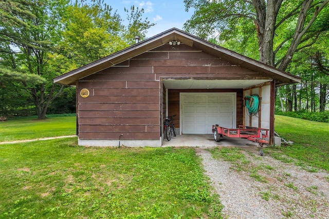 W914 Madsen Rd, Marinette, WI 54143 - view of outbuilding with driveway