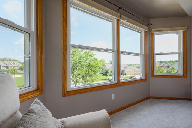 3637 121st Pl, Pleasant Prairie, WI 53158 - sitting room featuring carpet and healthy amount of natural light