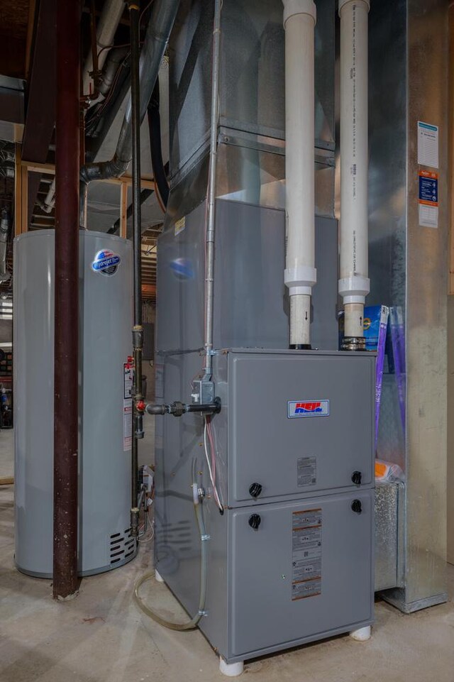 3637 121st Pl, Pleasant Prairie, WI 53158 - utilities with water heater and heating unit
